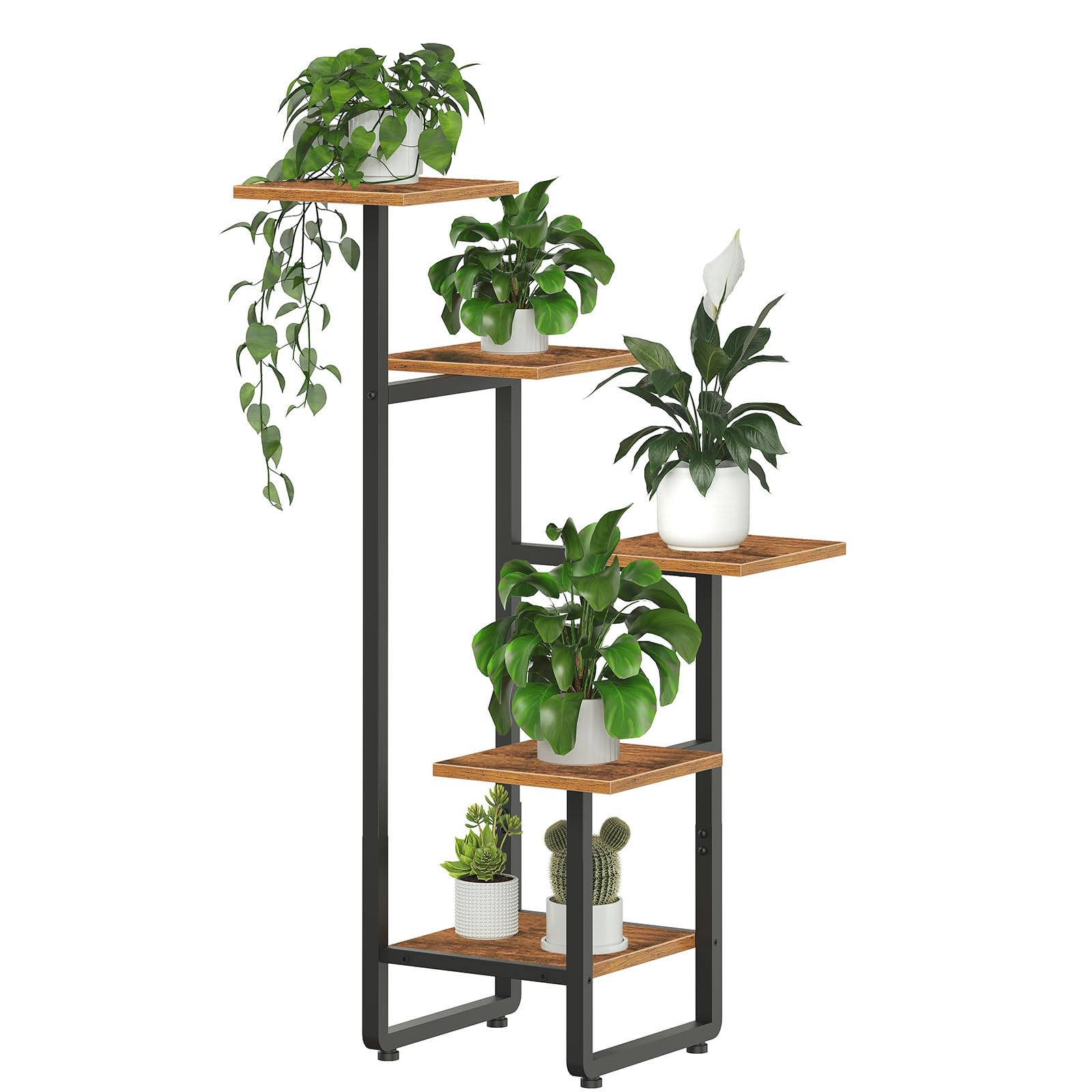 Amazon.com : HOOBRO Plant Stand Indoor, 5 Tiered Plant Shelf for